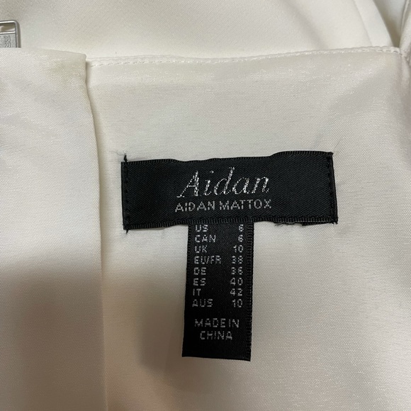 White Ruffle Detail Dress - Picture 6 of 6